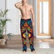 thumbnail image 2 of Balery Vibrant Psychedelic Eye Pantalones de pijama para hombre, pijama ultraligero, pantalón de descanso-XX-Large, 2 of 6