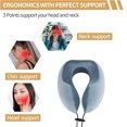 thumbnail image 3 of Travel Pillow, Memory Foam Neck Pillow and Head Support Soft Pillow, 3 of 5
