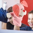 thumbnail image 4 of Plush Animal Hand Puppet Stuffed Cartoon Bunny Hand Puppet Plaything for Kid, 4 of 8