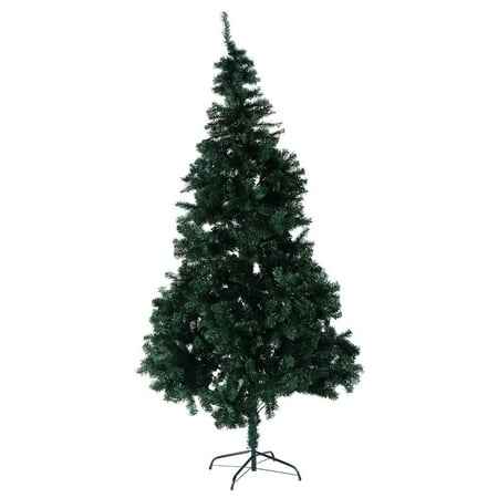 8 Ft Artificial PVC Christmas Tree w/Stand Holiday Season Indoor Outdoor Green - Walmart.com
