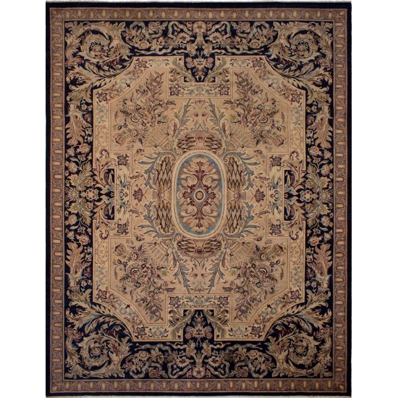 Versailles Trista Navy/Beige Rug, 9'0" x 11'10"