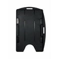 thumbnail image 1 of 5 Pack - Specialist ID Black Dual Card ID Badge Holder - Holds 2 Cards - Rigid Hard Plastic - Double Sided Card Holder for Horizontal or Vertical Badges - Open Face Design, 1 of 4