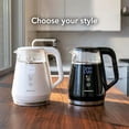 thumbnail image 6 of OVENTE 1L Small Electric Kettle with 5 Temperature Preset, Digital Display, 5Hr Keep Warm, Auto Shut-Off, Double-Wall Cool Touch Exterior, Borosilicate Glass,1500W BPA Free Water Boiler, White KD95W, 6 of 8