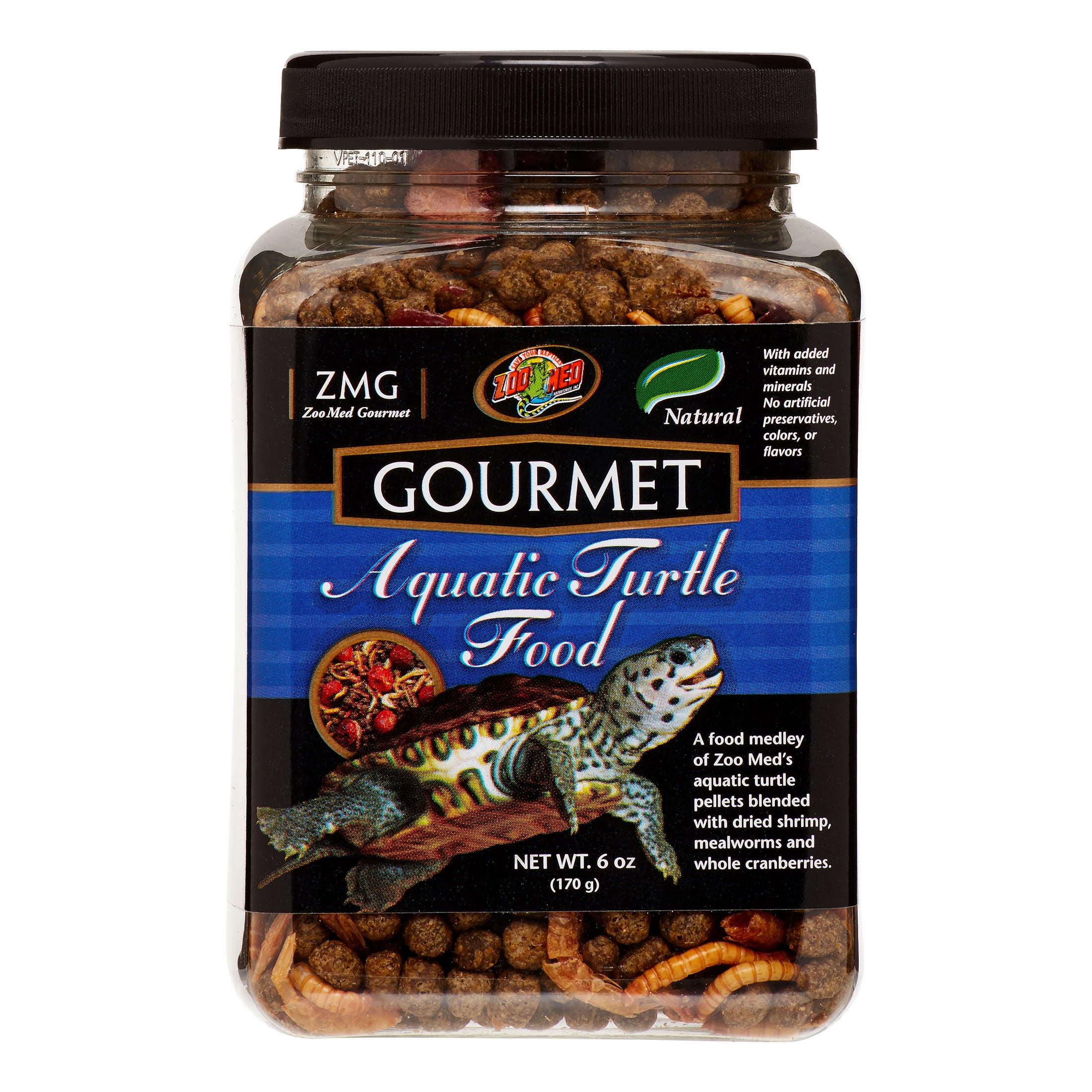 Zoo Med Gourmet Aquatic Turtle Food, 6 Oz