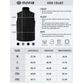 thumbnail image 2 of Mofiz Men's Fleece Vest Outerwear Full Zip Windproof Sleeveless Hiking Golf Jacket, 2 of 8