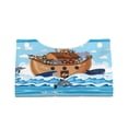 thumbnail image 4 of Lsque Animals on Noah's Ark Printed Long Tissue Box Cover Holder, Facial Paper Organizer Dispenser,Triangle with Bottom Belt, PVC Leather Decorative Organizer, 4 of 9