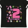 thumbnail image 4 of Inktastic I'm Two, Let's Party 2nd Birthday Girls Toddler T-Shirt, 4 of 5