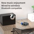 thumbnail image 4 of Seitruly Receptor transmisor 2 en 1 compatible con Bluetooth 5,0, sistema estéreo doméstico recargable, adaptador de sonidos, electrónica de Cables de audio/vídeo, 4 of 6