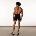 thumbnail image 3 of Saxx Underwear Men's Boxer Briefs - Daytripper Boxer Briefs with Built-in Ballpark Pouch Support  Pack of 2, Black/City Blue Heather, Medium, 3 of 5
