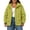 Green, variant on Women's Plus Size Ski Jacket Windproof Waterproof Warm Winter Padded Coat with Pockets Hooded Mountain Snow Thick Outerwear for Cold Weather Pink