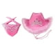 thumbnail image 4 of Moda Western Cowboy Hats Fedoras Caps Unisex Adult Sunhat Jazz Top Hat para Fiesta al aire libre Props Vestuario Ropa Accesorios rosado Hugo Sombrero de vaquero, 4 of 8