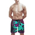 thumbnail image 6 of Geometry Dash Mens Board Shorts Quick Dry Swim Trunk Lightweight Soft Swimsuit Bathing Suit for Boys XL, 6 of 8