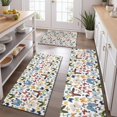 thumbnail image 2 of Butterfly Colorful Insect Pattern Kitchen Rugs Sets Of 3,Kitchen Runner Rugs Non Skid Washable,Decorative Kitchen Floor Mats for Kitchen,Sink,Laundry,17"x30"+ 17"x47" + 17"x59", 2 of 6