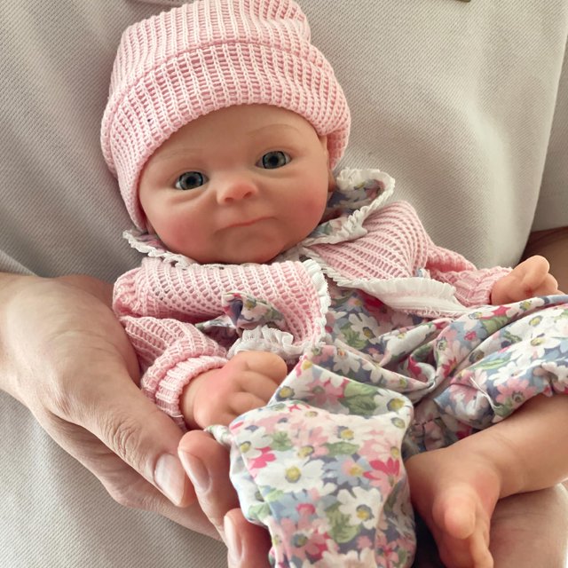 Muñeca Recién Nacida de Silicona Yokyyi Realista Niña 33cm 1,45 kg