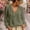 Light green, variant on Ruffled Chiffon Blouses for Women, V Neck Lantern Sleeve Blouse Boho Plain Shirt Cute Peasant Blouses Basic Tees Modest Flowy Tops Loose Fit Tee Shirt Women Ladies Casual Tops,Black,L