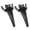 Black, variant on Mens Hair Styling Clips With Seamless Grip Construction For Natural Volumes Boosters
