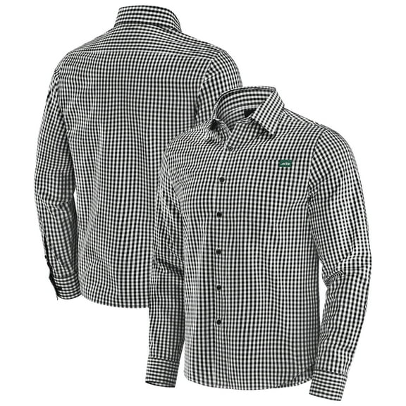Men's J. Palmer Black New York Jets Dual Threat Long Sleeve Button-Up Shirt