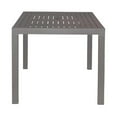thumbnail image 5 of Liberty Plantation Key 7 Piece Aluminum Outdoor Rectangular Dining Set in Gray, 5 of 7
