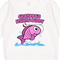 thumbnail image 3 of Inktastic Grandpa's Fishing Buddy (pink) Toddler Sweatshirt, 3 of 4