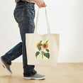 thumbnail image 5 of CafePress - Sunflower Tote Bag - Unisex Canvas Tote Bag, Beige, 1-Piece, 5 of 8