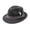 Dark Gray, variant on Voska Men's Classic Wool Felt Fedora Hat Feather European Oktoberfest Jazz Dress Hat Navy