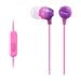 thumbnail image 3 of Sony MDR-EX15AP Fashion Color EX Series In-Ear Headphones with Mic (Purple), 3 of 9