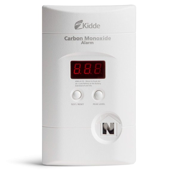 Detector de monóxido de carbono Kidde, enchufe de pared con batería