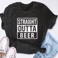 thumbnail image 4 of EcoLoom Straight Outta Beer Short Sleeve Unisex T Shirt, 4 of 6