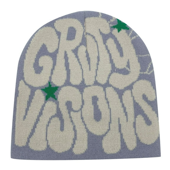 Hats Men's And Women's Jacquard Letter Warm Knitted Hat for Adults