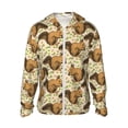 thumbnail image 1 of Balery Cute Squirrel with Green Leaves Sudadera ligera de manga larga con capucha y protección solar UPF 50+ para hombre y mujer, ideal para pesca y running-XX-Large, 1 of 7
