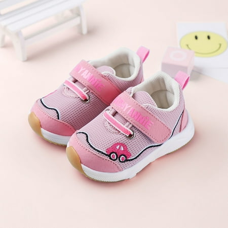 

Toyella Baby Shoes Low-Cut Infant Functional Shoes Pink 25