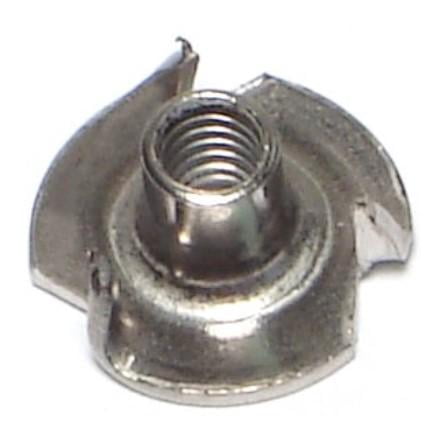 

#8-32 x 1/4 18-8 Stainless Steel Coarse Thread Pronged Tee Nuts (10 pcs.)