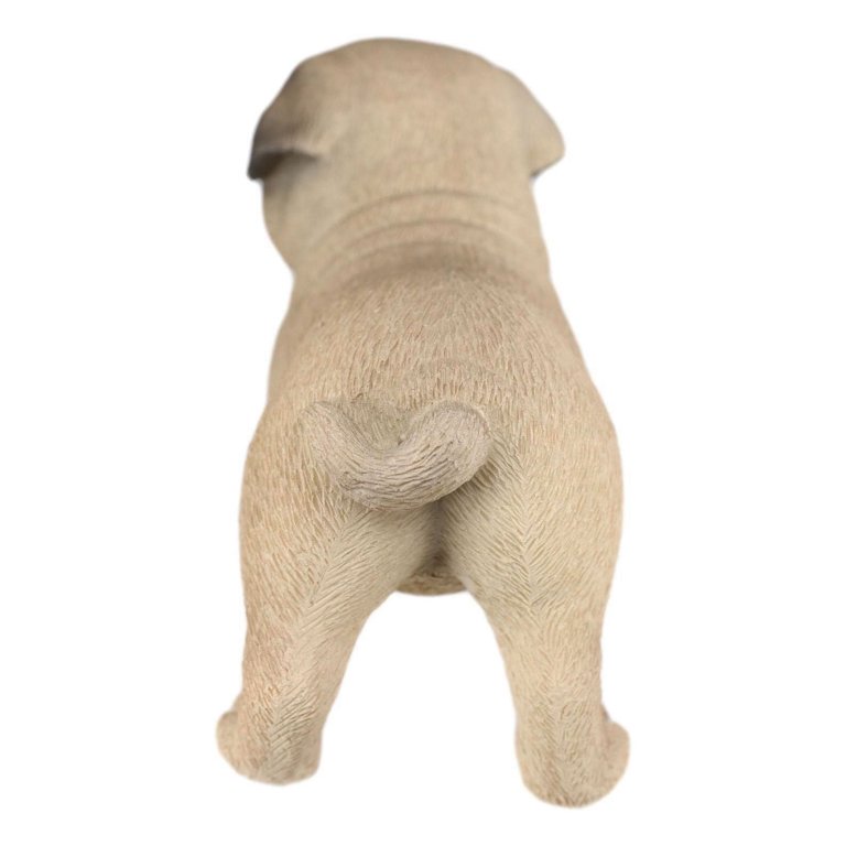 Ebros Realistic Adorable Fawn Pug Puppy Dog Figurine 5