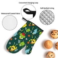 thumbnail image 3 of Cauagu Sport Monster Print Oven Mitts and Pot Holders 4 pcs Set,Extra Thicken Long Kitchen Oven Glove Potholders BBQ Gloves-Oven Mitts and Pot Holders(11 Inch), 3 of 6
