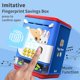 thumbnail image 5 of Hucha Electrónica de Juguete - (Versión Recargable Azul) Mini Cajero Automático con PIN Simulado y Desbloqueo de Huellas Dactilares - Caja de Música para Niños, Niños y Niñas de 3 a 8 Años, 5 of 5