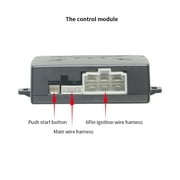 EASYGUARD ES004 Universal Version Push Engine Start Button with Remote Engine Start Optional DC12V