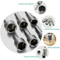 thumbnail image 2 of High-Quality Steel Screwdriver Nut Socket Bits Set - Multiple Sizes for Various, 2 of 8