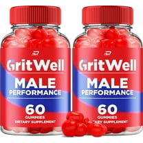 Gritwell Gummies for Men – Grit Well Male Gummy Natural Blend Reviews, 2 Pack, 120 Gummies