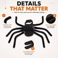 thumbnail image 6 of Halloween Pet Costume Funny Spider Outfit with 8 Legs Chest Back Cover for Small Cats(Spider Legs, XXL), 6 of 7