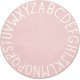 thumbnail image 1 of POWKOL - Alfombra redonda para niños, diseño de alfabeto, extragrande, suave, para gatear, para dormitorio infantil (61 cm, rosa), 1 of 6
