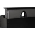 thumbnail image 3 of Resenkos Wall Cabinet, Wall Mount Cabinet,72" Wall-Mounted Bathroom Storage Vanity Cabinet with Sink,2 Resin Top Basin and 4 Soft Close Drawers, Glossy Black, 3 of 14