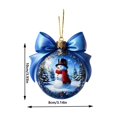 thumbnail image 7 of Qwtwty Christmas Decorations Balls with Hang Rope, Shatterproof Hanging Bauble Pendants for Xmas Tree Holiday Wedding Party Decorations, 7 of 7