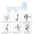 thumbnail image 3 of Accessoire de Bidet pour Toilette, Accessoires de Bidet Réglables pour Toilette avec Dispositif Intelligent de Rinçage, Pulvérisateur d'Auto-lavage pour Toilette pour Hommes Femmes Enfants Aînés, 3 of 8