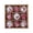 Red White Reindeer, variant on Yardvibe Rustic Christmas Tree Ornament Set, 9 Pcs Fabric Wrapped with Gold Caps, Hanging Holiday Decor for Party Fireplace Mantel, Blue White Chinoiserie