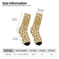 thumbnail image 2 of Xecao Gold Drops Pattern Sport Socks for Women and Men Crew Socks Sporty Calf Socks Casual Socks, 2 of 6