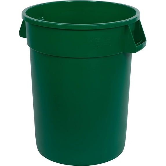 Carlisle 34103209 Bronco Round Waste Container Only, 32 Gallon, Green