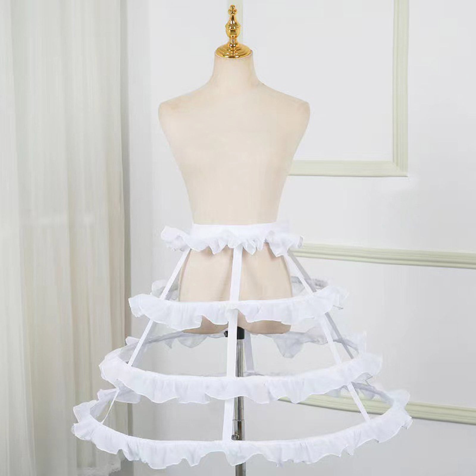 COMEET Hoop Skirt, Crinoline Underskirt Petticoat Cage 2/3/4/5