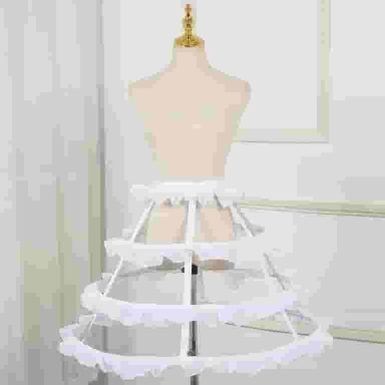 COMEET Hoop Skirt, Crinoline Underskirt Petticoat Cage 2/3/4/5
