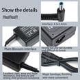 thumbnail image 4 of 45W 740015-002 741727-001 L25296-001 Adaptador De Ca Para Hp Pavilion X360 Envy Spectre Elitebook 840 Probook Cable De Alimentación Para Computadora Portátil Punta Azul 4.5 * 3.0 Mm, 4 of 5