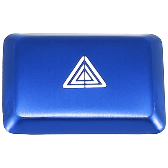 For Honda Civic 11th Gen Warning Light Button Switch Cover Trim Sticker Interior Decor for Civic Sedan Hatchback Blue